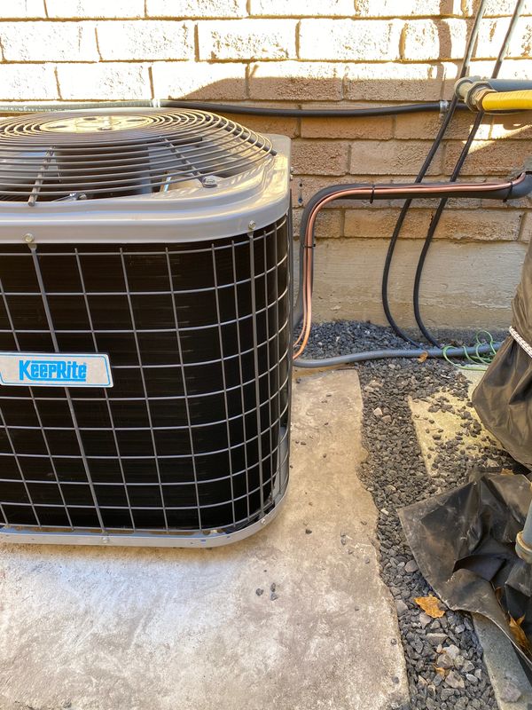 KeepRite air conditioner - Farr Mechanical HVAC emergency services Toronto York Region Aurora