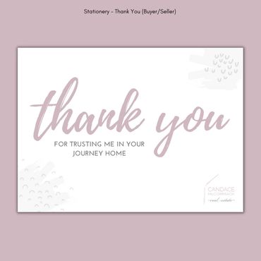 Candace McCormack real estate stationery