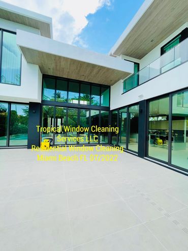 Tropical Window Cleaning Services LLC 
Residential window cleaning 
Miami Beach FL 07/2022