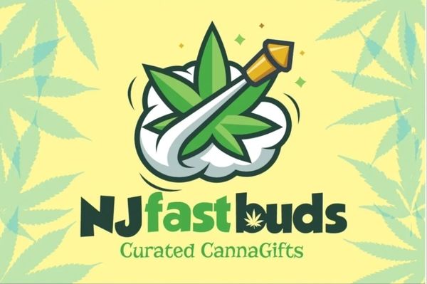 Logo for NJ Fast Buds, a curated cannabis gift service.