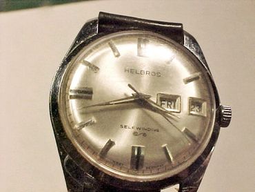 Vintage Self Winding Helbros Day & Date Watch