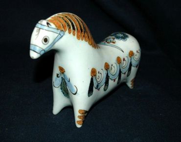 Vintage Ken Edwards Tonala Pottery Horse Mexico