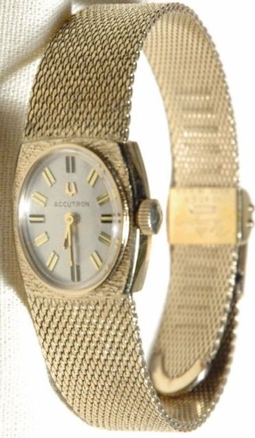 Accutron by Bulova Watch Cushioned 10K GF Case