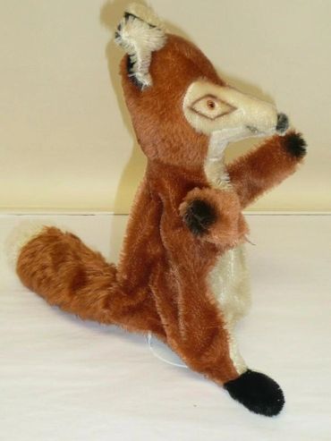 Vintage Mohair Steiff Fox Hand Puppet Smardy