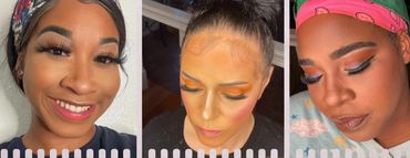 Very detailed face with soft beat & glam.