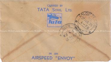 The 1935 First Flight Between Bombay and Calcutta