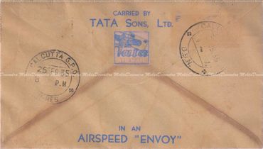 The 1935 First Flight Between Bombay and Calcutta