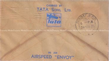 1935: First Flight - Calcutta - Bombay