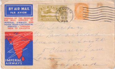 A 1933 Envelope to The Law Accident Insurance Company