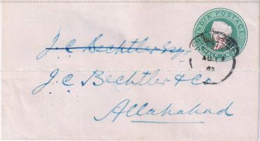 A 1899 envelope addressed to J.C. Bechtler