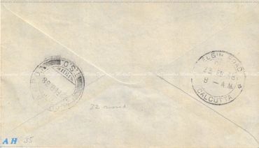 1938: Coogee: Eastward - Kankroli - Calcutta