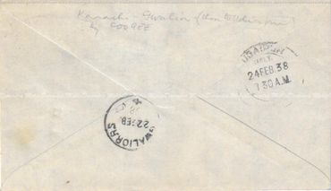 1938: Coogee: Eastward - Karachi - Gwalior - Kankroli - Udaipur