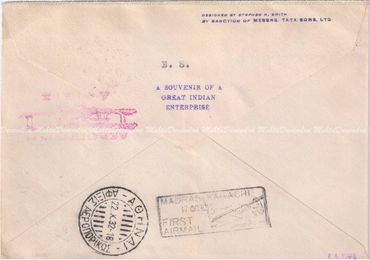 1932: Madras - Karachi - North-Westward (Madras - Athens, Greece)