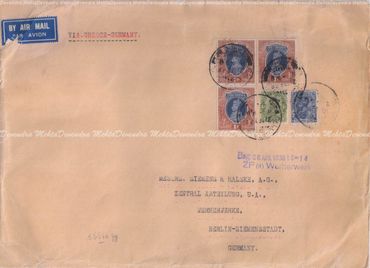 A 1938 Envelope to Siemens Halske A.G. from Siemens India Ltd.