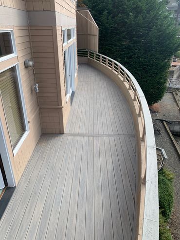 curved Wolf Decking