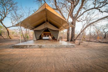 Safari Camp in Hwange National Park