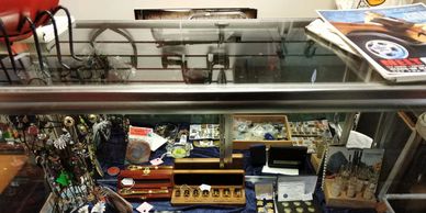 Vintage store display at Picker Gal Sal's in Montgomery