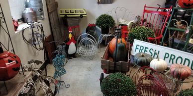 Wrought iron decorations in Montgomery, IL