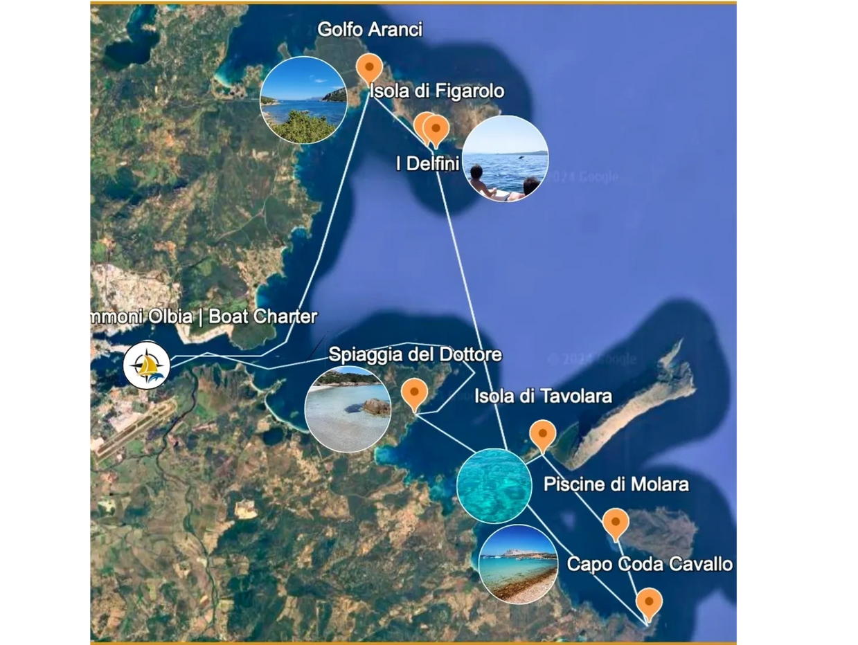 Il nostro itinerario preferito: Tavolara, Piscine di Molara, Capo Coda Cavallo e delfini.