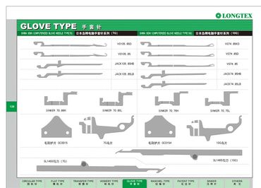 shima seiki glove knitting machine needles, jack,sinker,cutter,and other spare parts