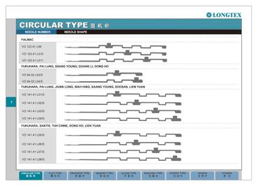 VO141.41 series single jersey circular knitting machine needles catalogue page