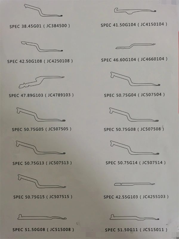 warp and raschel compound  knitting needles