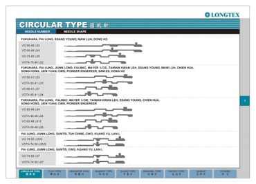 VO95.48 vo83.48 vo74.50 vo65.41 series circular knitting machine needles catalogue page