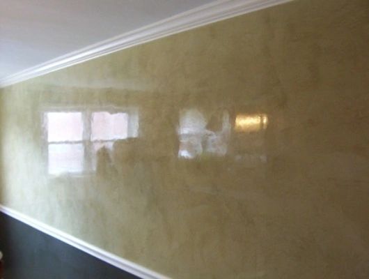 smooth plaster walls