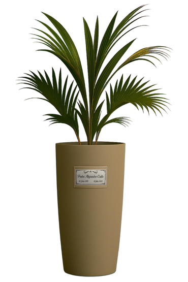 Self-Standing | Ceramica | Palma Brasilera | Placa Metalica