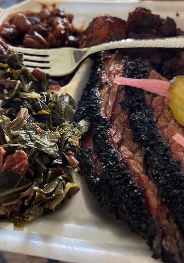 CUSTOMER IMAGE OF BRISKET GREENS AND BEANS