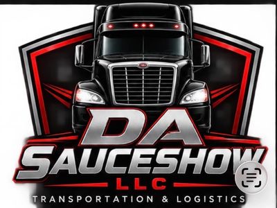 Logo for DA Sauceshow LLC transportation and logistics.
