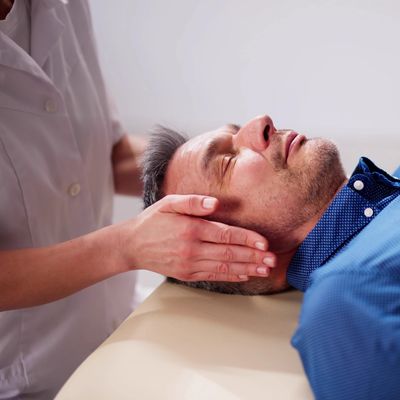 Reiki Therapy Alternative Healing Massage For Man