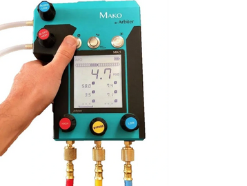 Arbiter Backflow Mako MK5 Digital 5-Valve Backflow Test Kit with Hoses & Soft Case