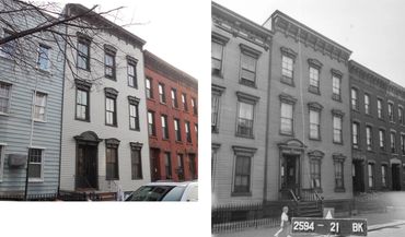 Townhouse historic facade cration