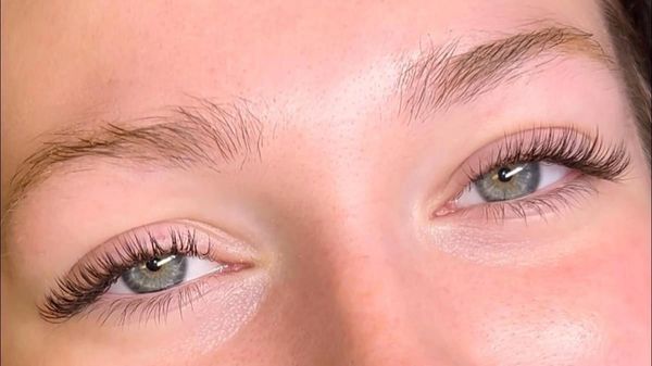 Brown Lash Extensions