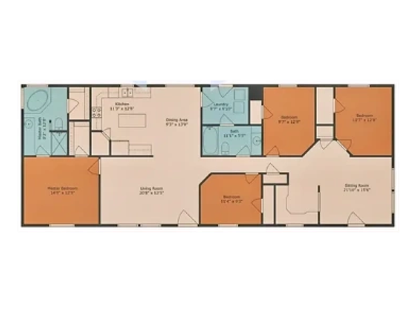 Picture of residential floor plan.