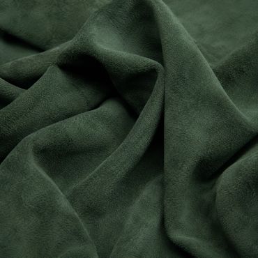 Suede leather green
