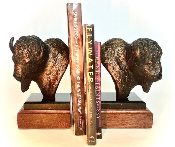 A pair of bookends consisting of OVERCOMER and OVERCOMER II.