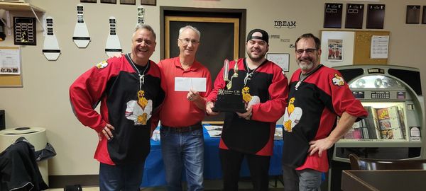 Winning team, once again...Bowling for the Big Brothers & Big Sisters Annual fundraiser.