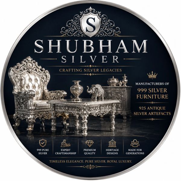 999 Silver Furniture
Shubham Silver is a distinguished manufacturer of bespoke 999 Silver Furniture
