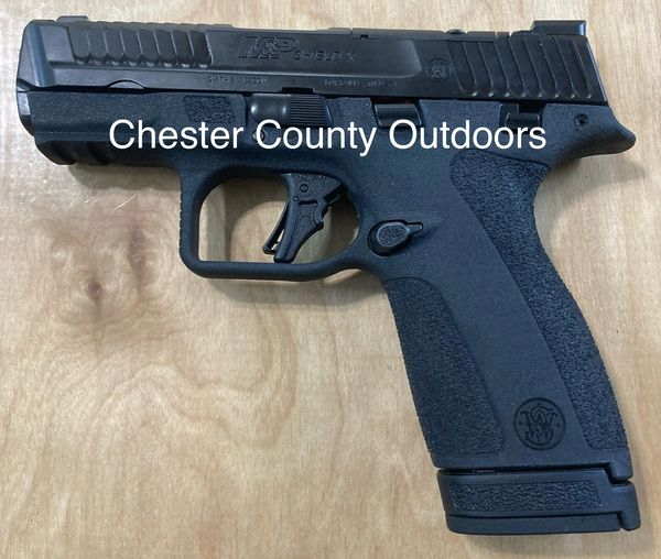 9/16 Smith & Wesson M&P Shield X 9mm 3.6" OR Front NS TS 13/15rd