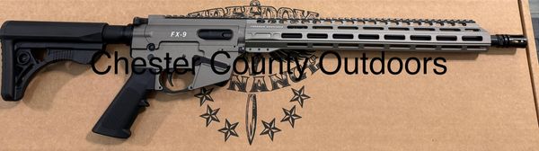 FREEDOM ORDNANCE, FX9, AR 9MM, 16" FLAT DARK EARTH  M-LOK FREE FLOAT HANDGUARD, GLOCK MAG
