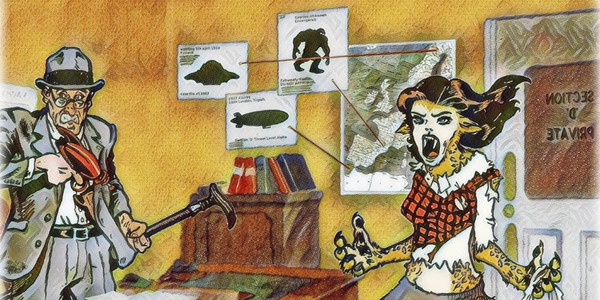 Drum and Anya prepare for another mission in The Secret Files of Section D