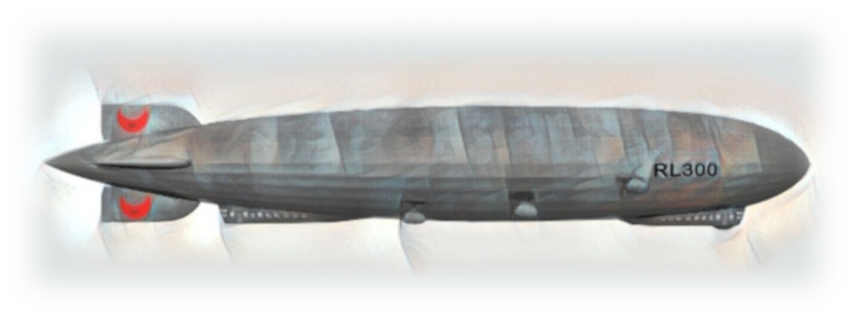 The airship of Gerhardt Rinsch from the Trouble in Tripoli adventure
