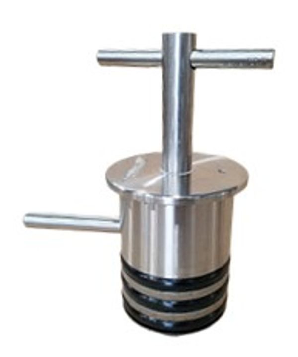 PS-06 Suction Port Plug, Bi-direction triple seal - Test Anywhere-Anytime. T-Handle tighten to seal