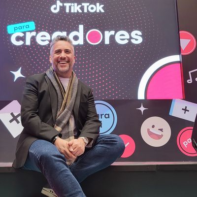 Roberto De Antuñano en la primera edición de TikTok para Creadores.