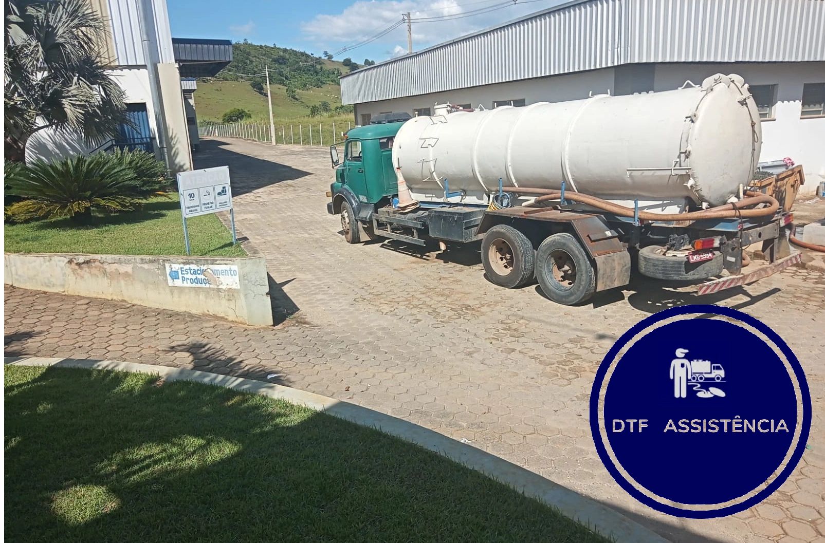 Transporte de resíduos industriais.