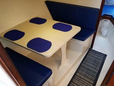 The Dining area in the Hard Charger