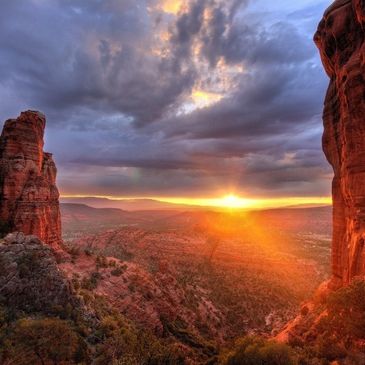 Red Rock scenic overlook on a private Sedona tour