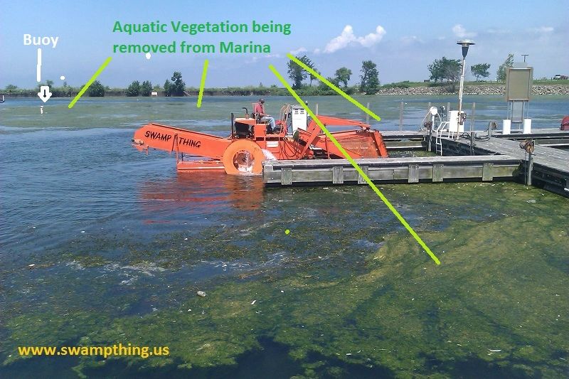 aquatic weed harvester picture swampthing.us
